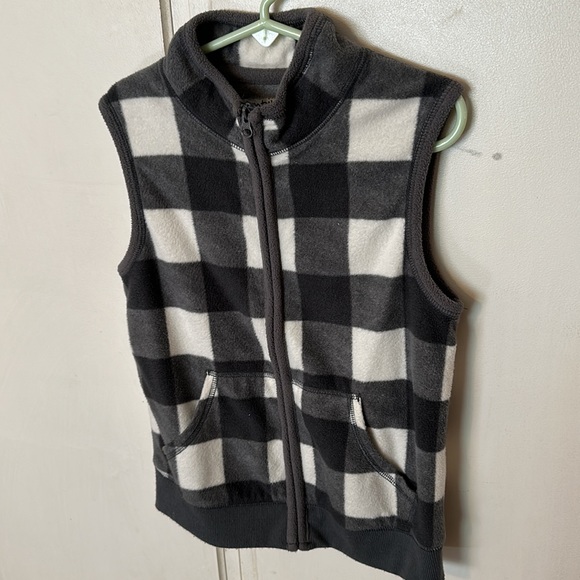 Boys Jumping Beans Checked Microfleece Vest - Picture 3 of 8